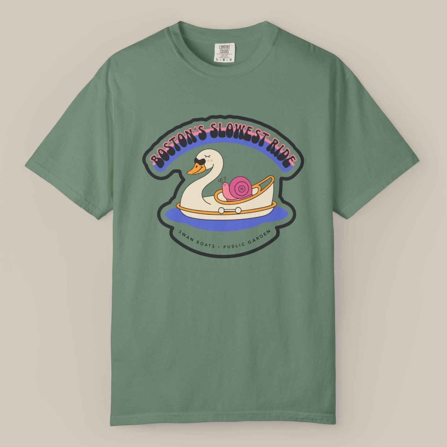 Swan Boats Public Garden Tee