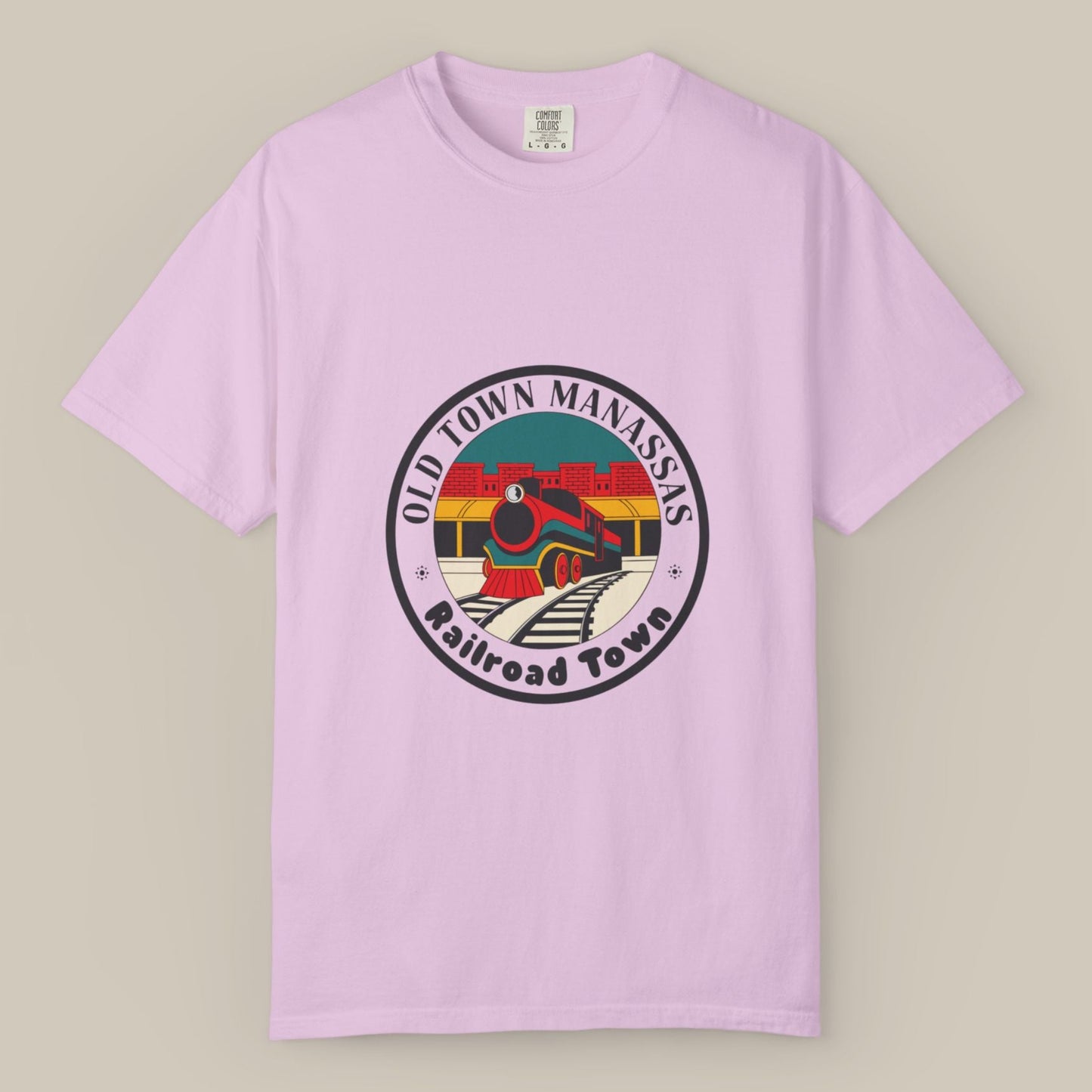 Old Town Manassas Locomotive Roundel Tee