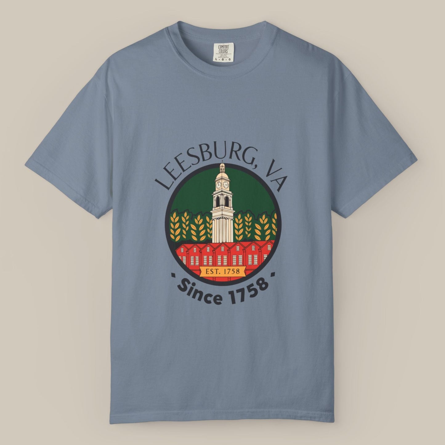 Leesburg Virginia Courthouse Roundel Tee