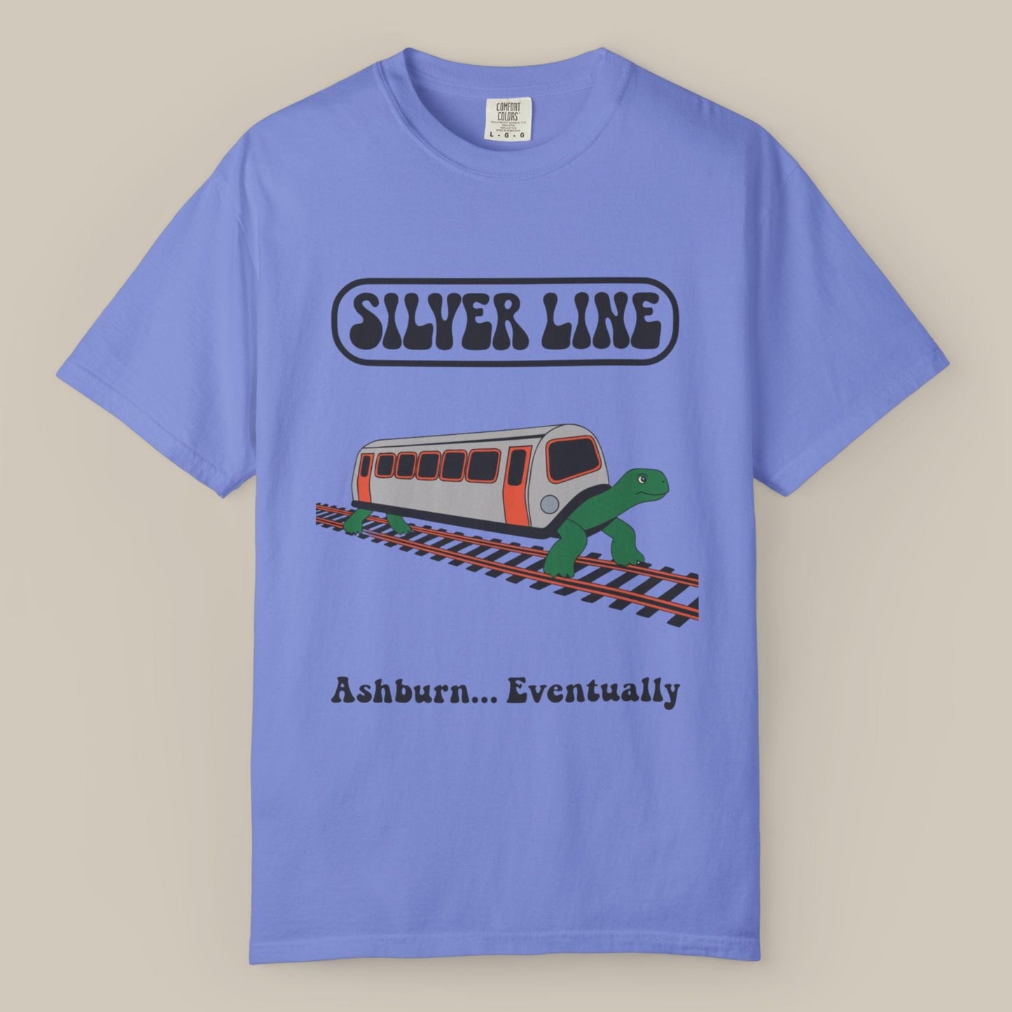 Metro Silver Line Tortoise Tee