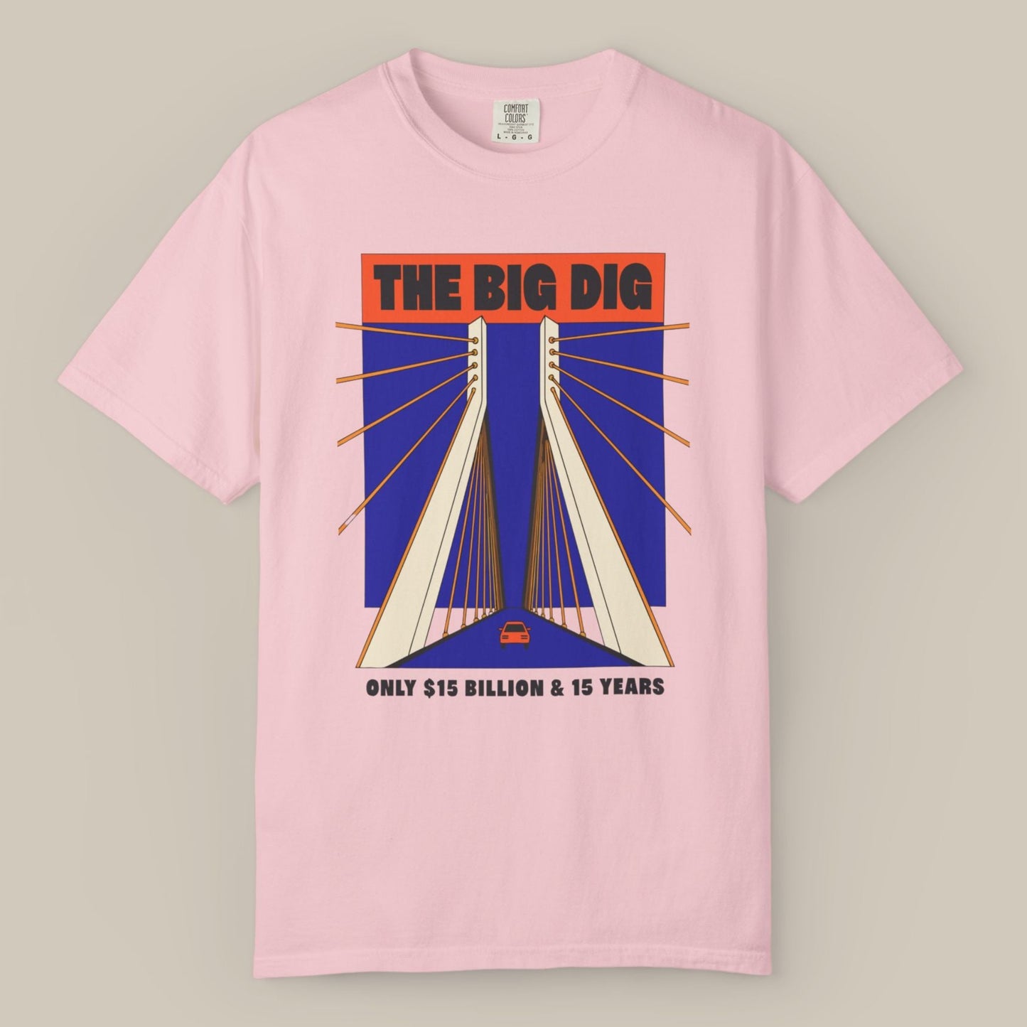 Zakim Bridge Big Dig Tee