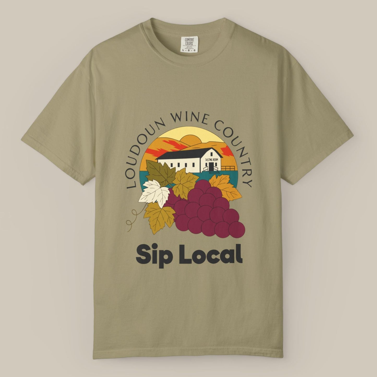 Loudoun Wine Country Vineyard Roundel Tee