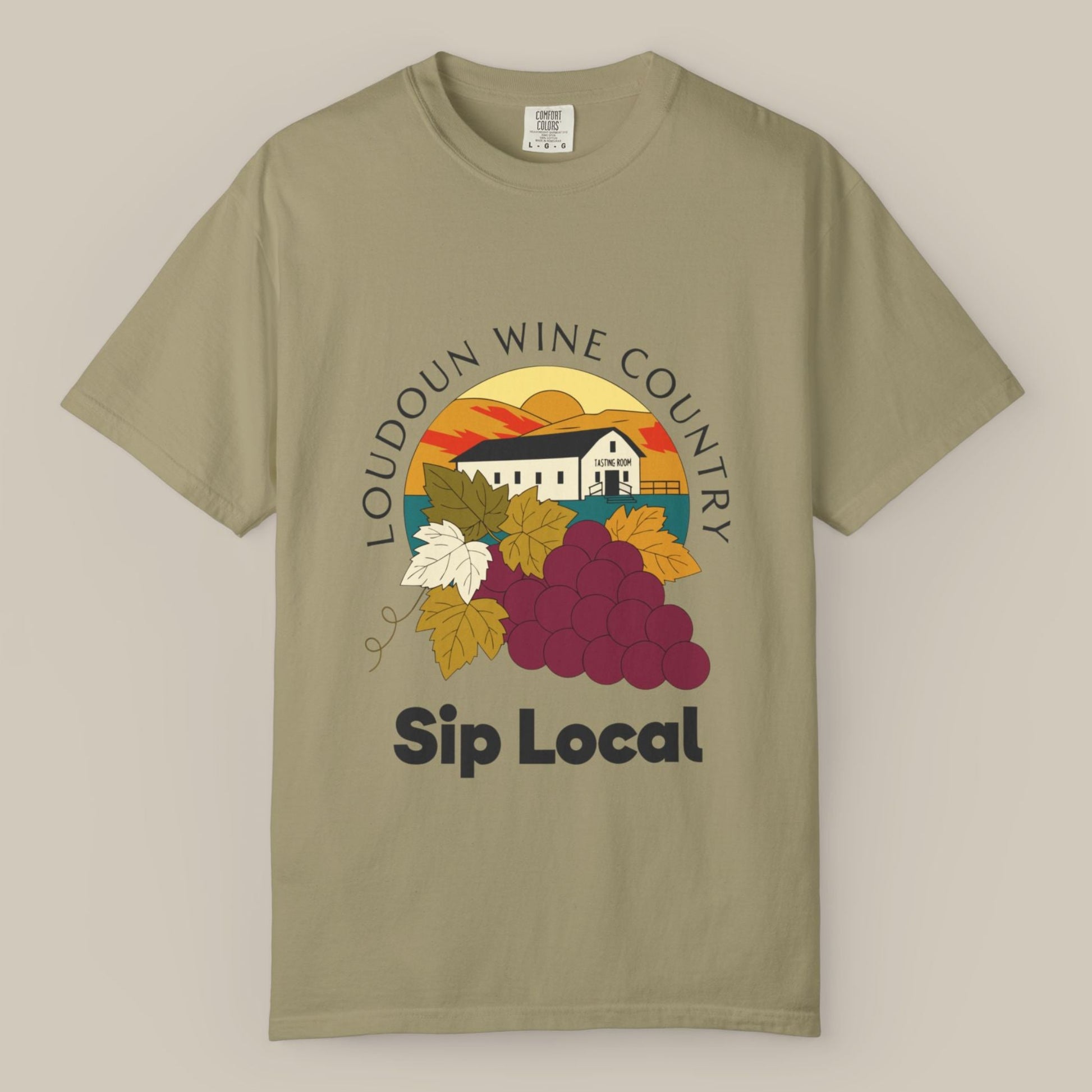 Loudoun Wine Country Vineyard Roundel Tee