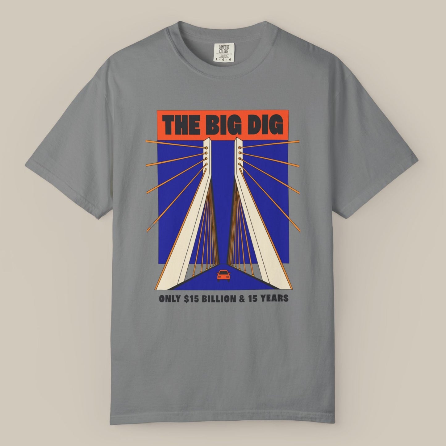 Zakim Bridge Big Dig Tee