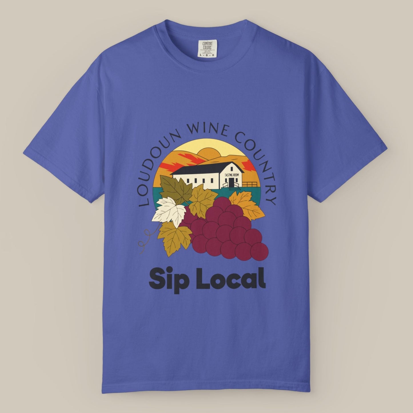 Loudoun Wine Country Vineyard Roundel Tee