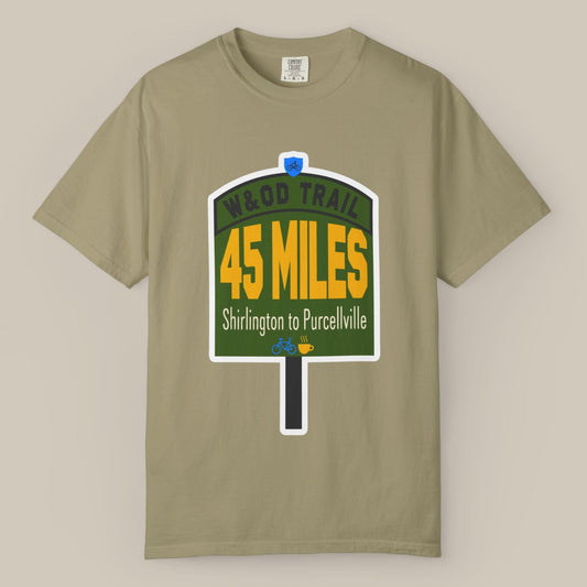W&OD Trail Mile Marker Tee