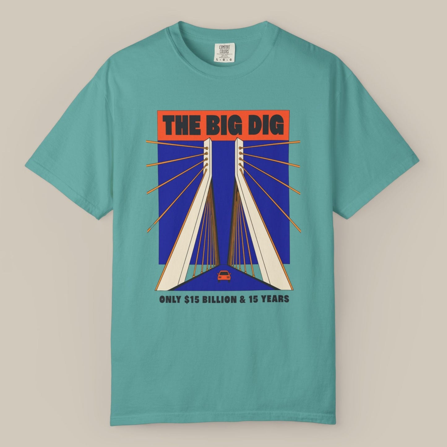 Zakim Bridge Big Dig Tee