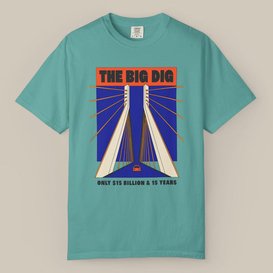 Zakim Bridge Big Dig Tee
