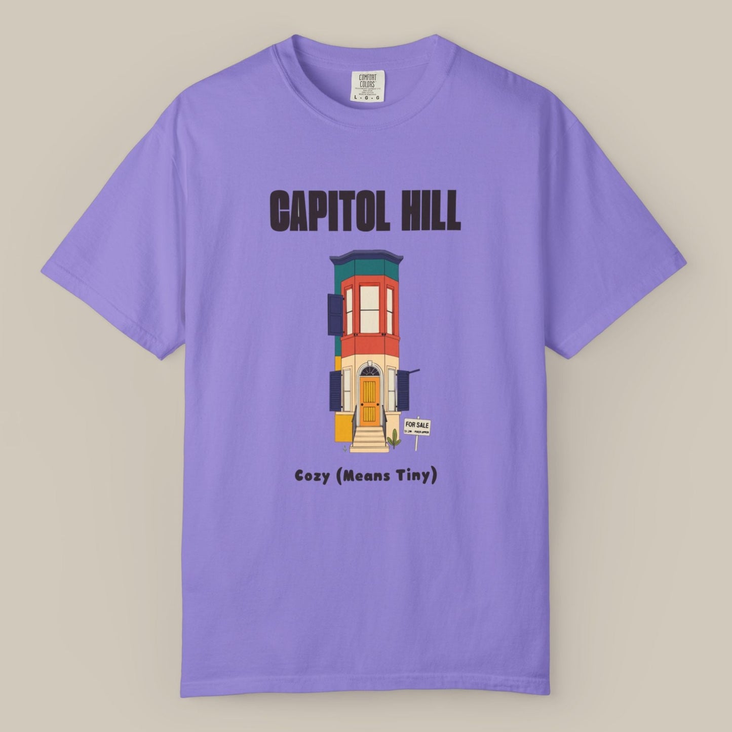 Capitol Hill Rowhouse DC Tee