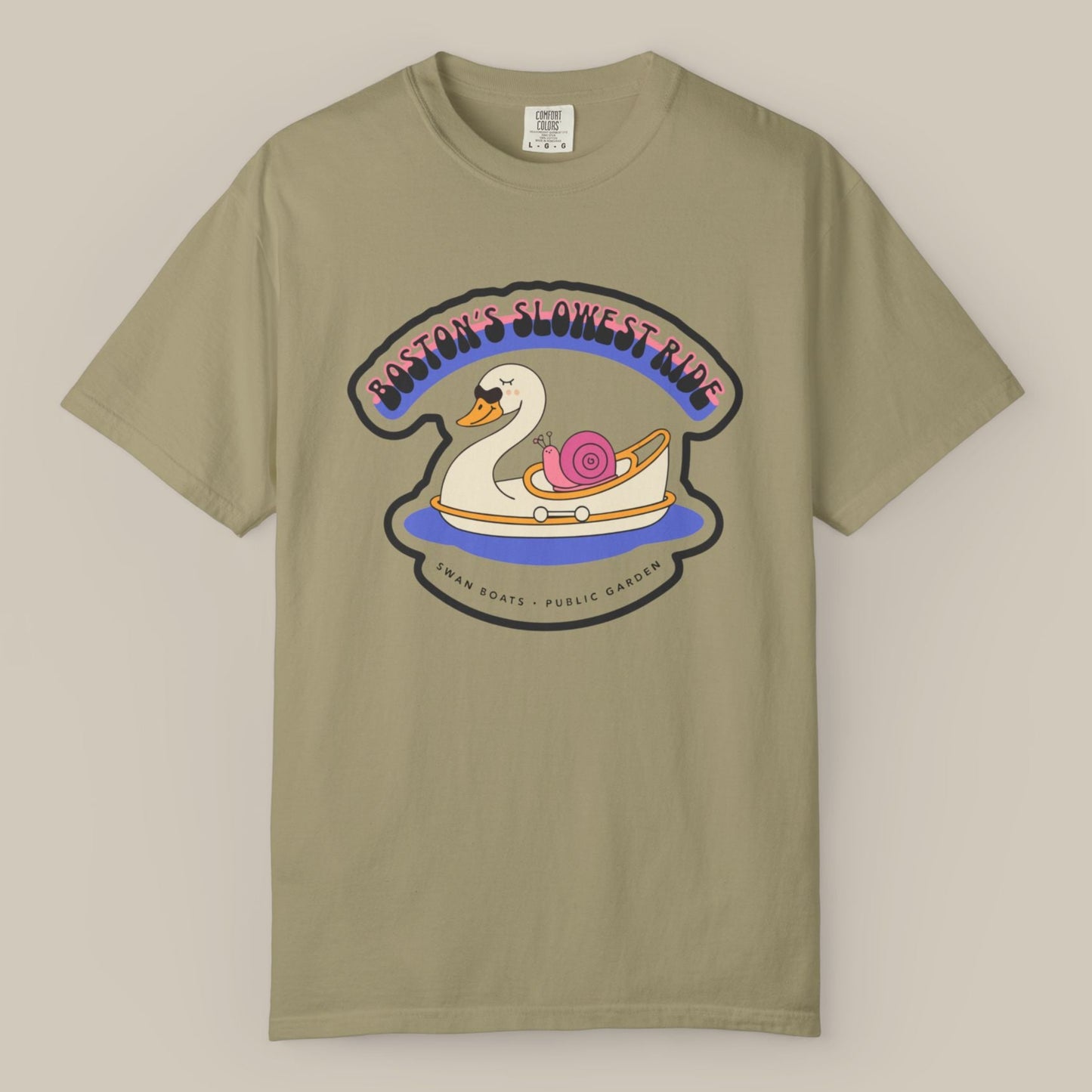 Swan Boats Public Garden Tee