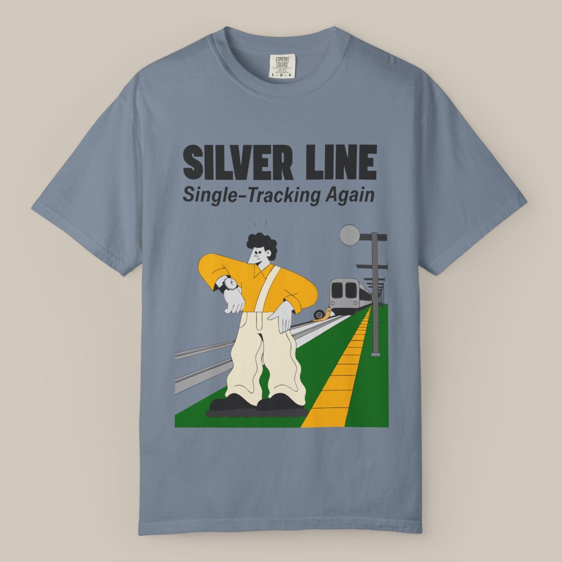 Metro Silver Line Tee