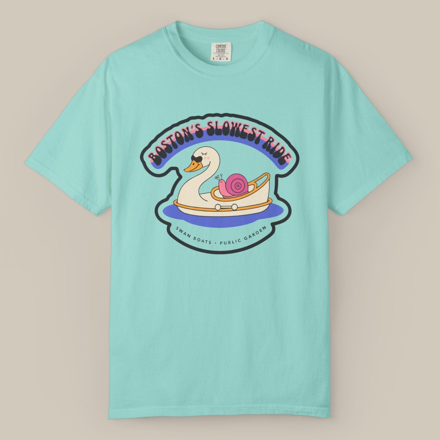 Swan Boats Public Garden Tee