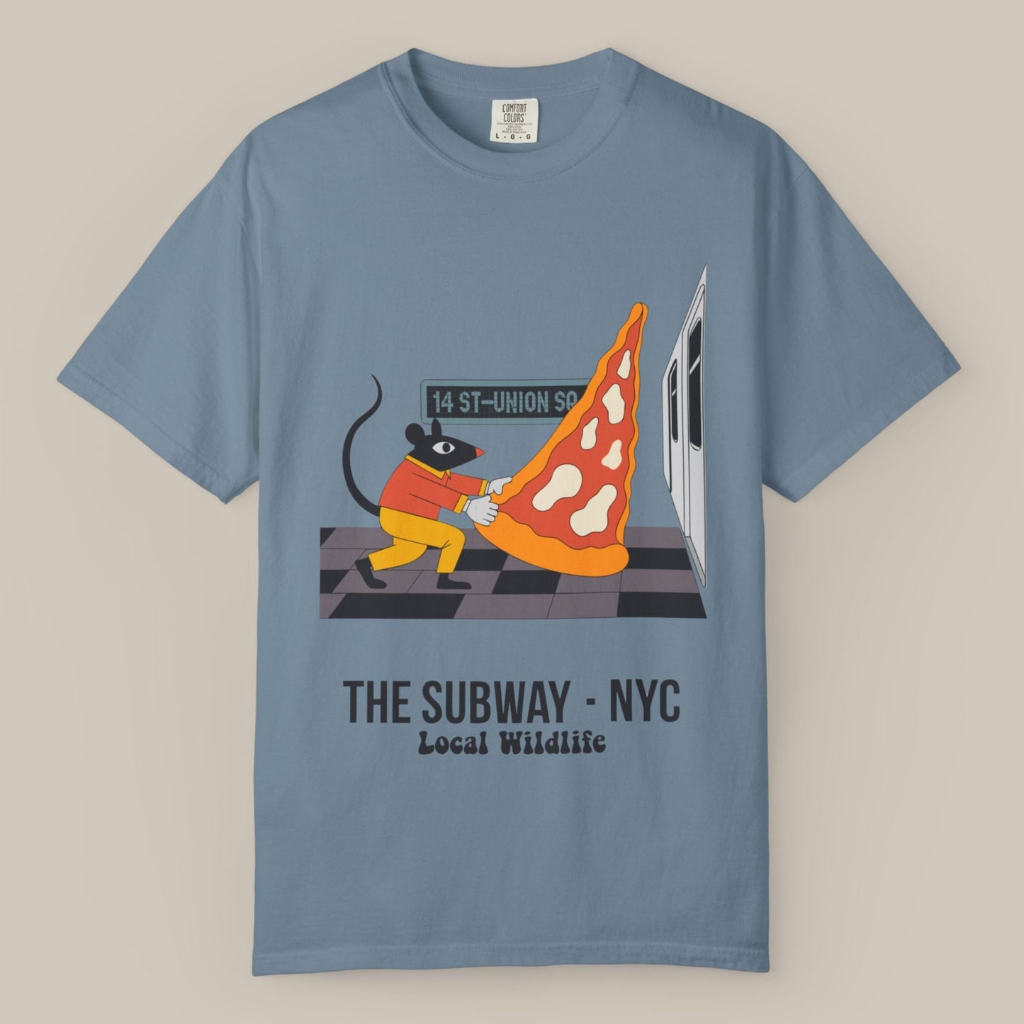NYC Subway Pizza Rat Tee
