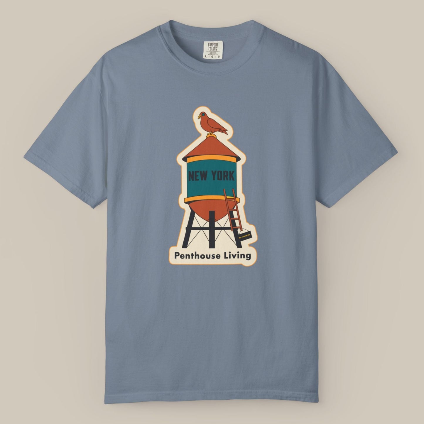 NYC Water Tower Pigeon Tee