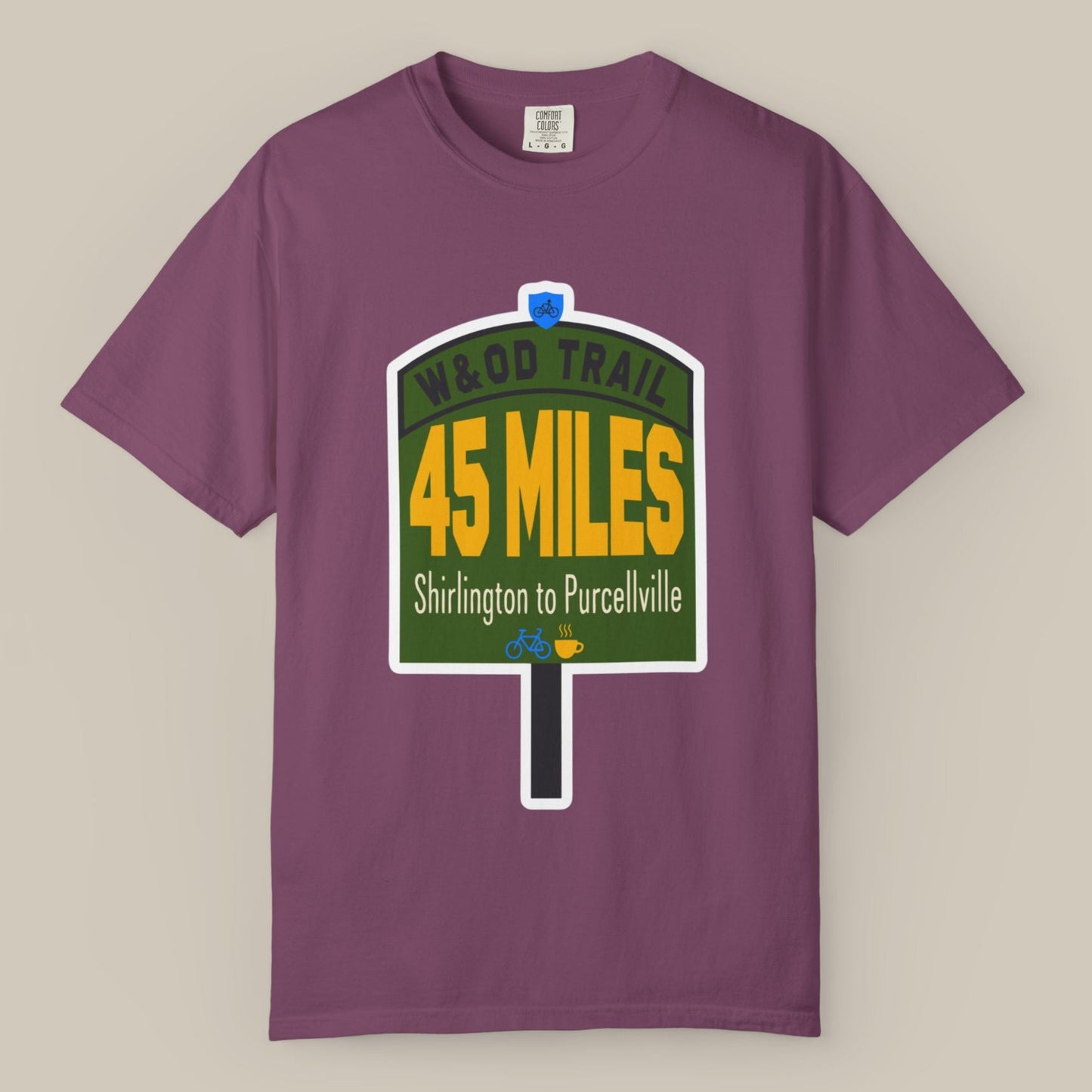 W&OD Trail Mile Marker Tee