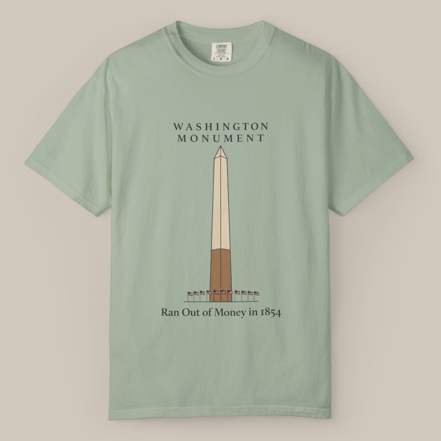 Washington Monument Two-Tone Tee