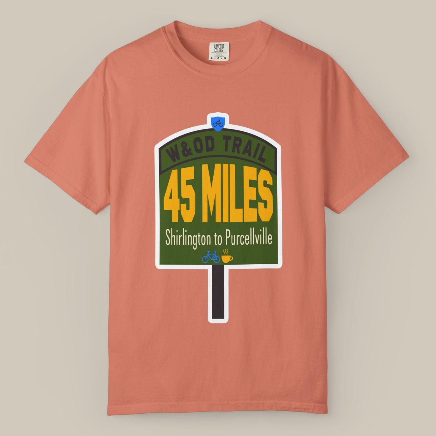 W&OD Trail Mile Marker Tee