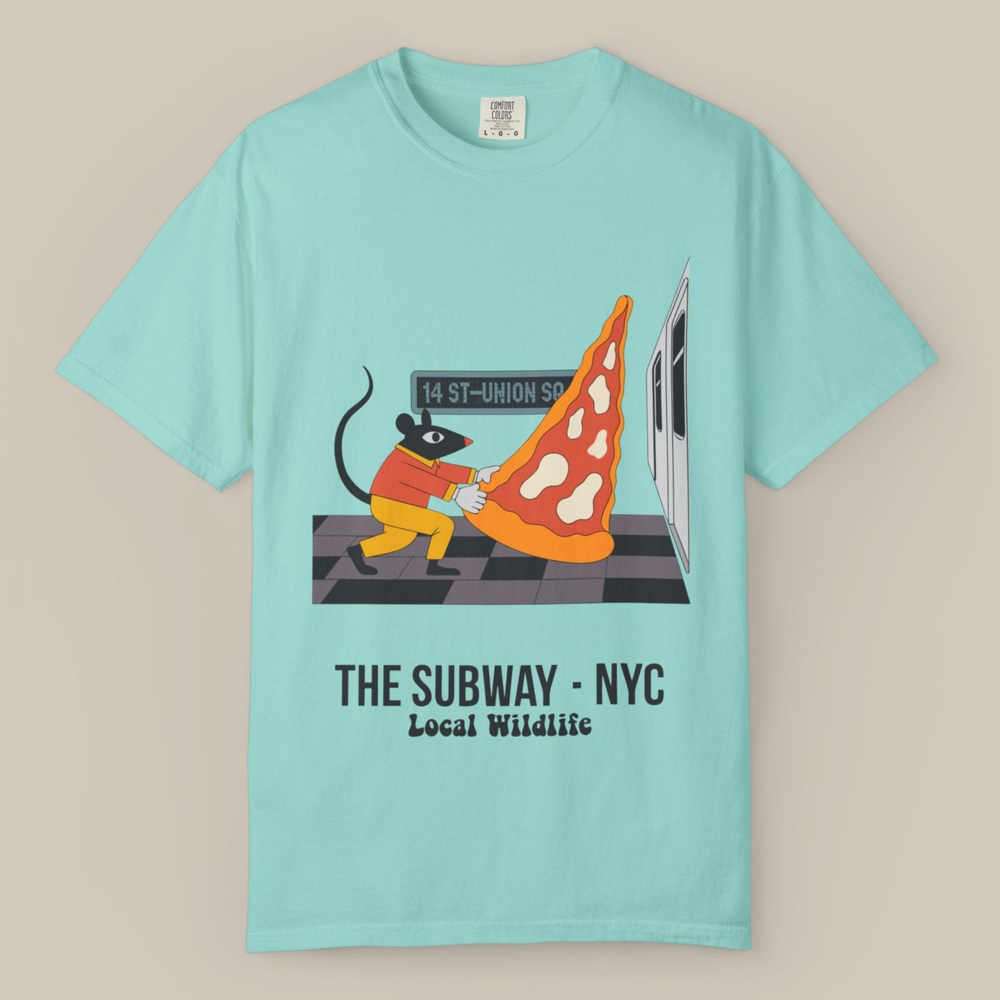 NYC Subway Pizza Rat Tee