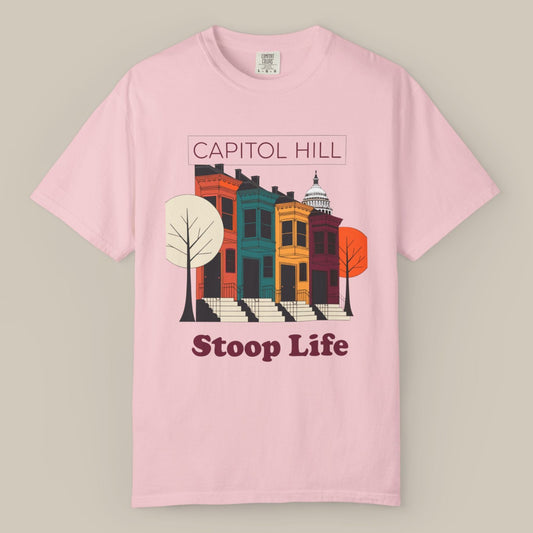 Capitol Hill Rowhouses DC Tee