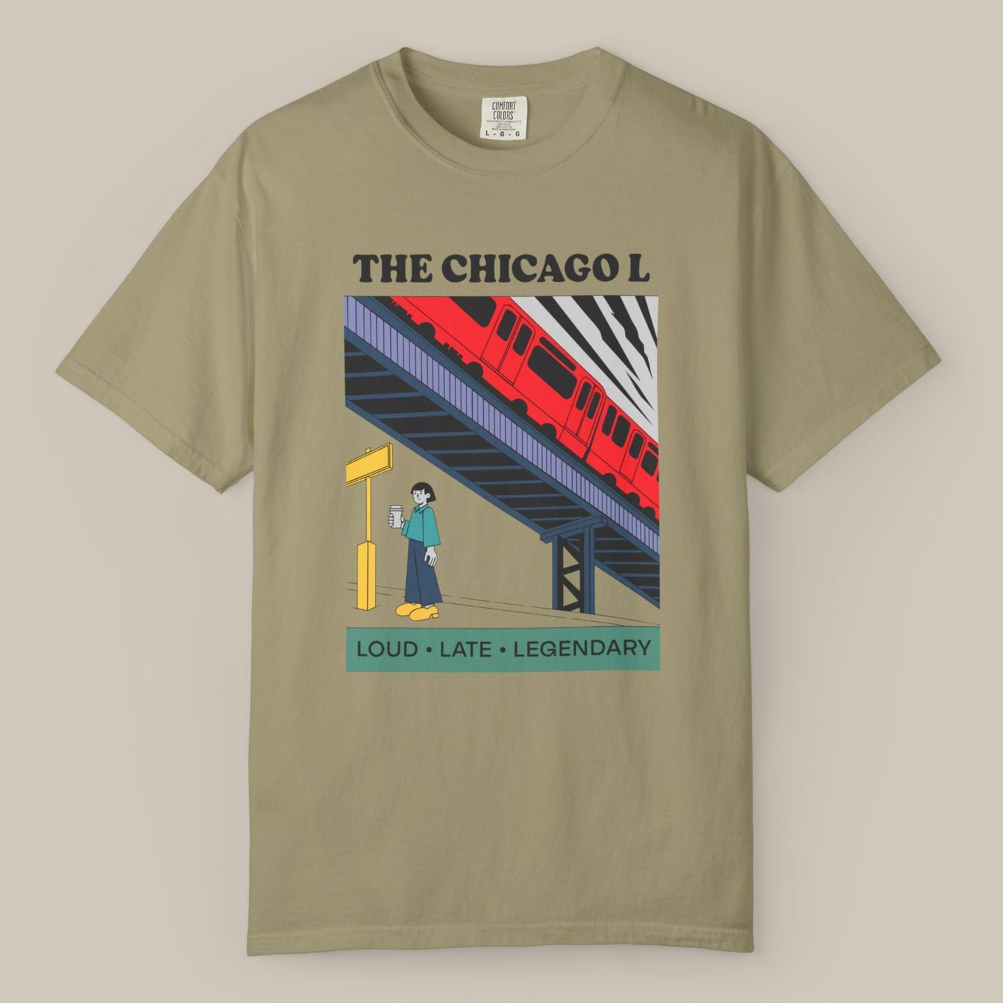 Chicago L Train Tee