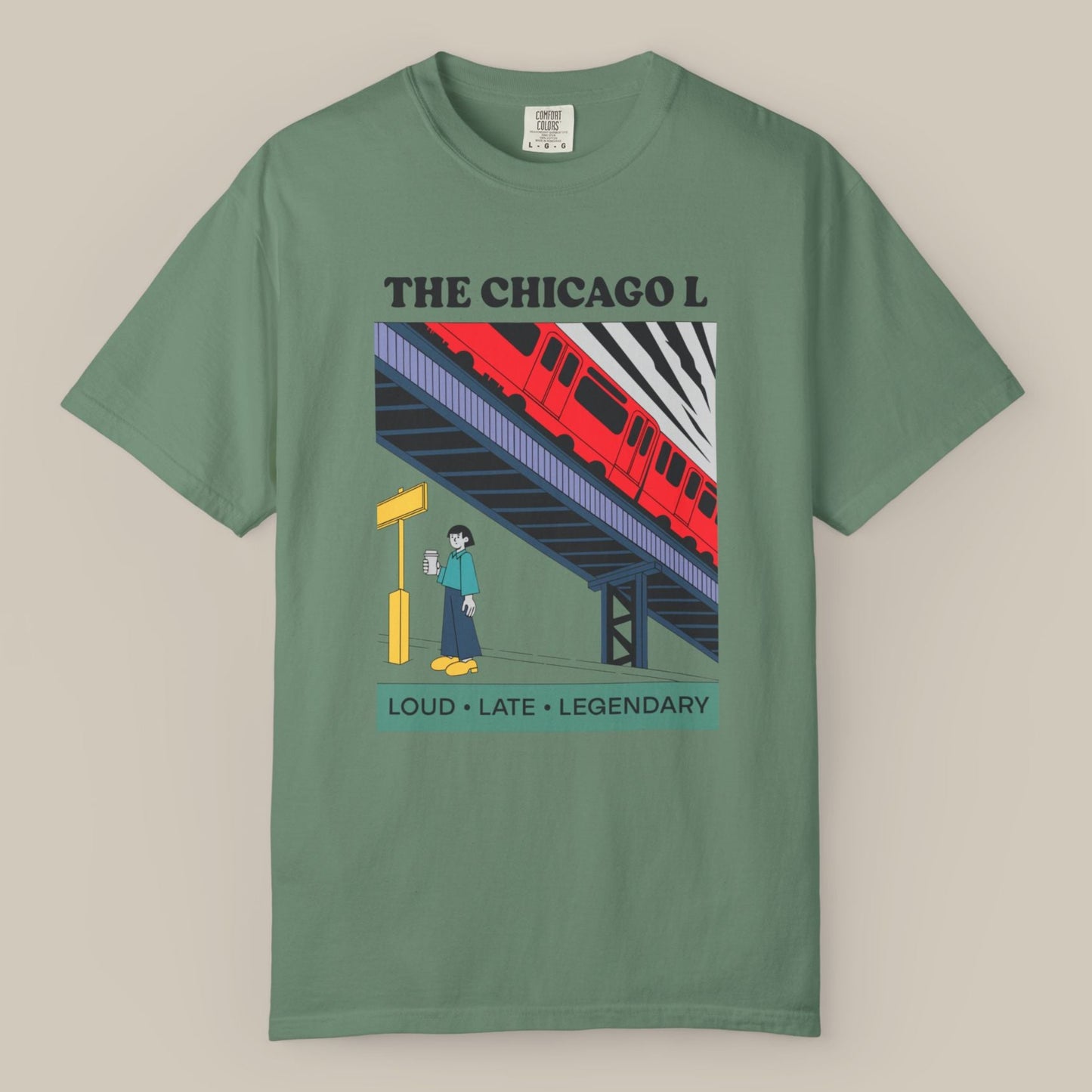 Chicago L Train Tee