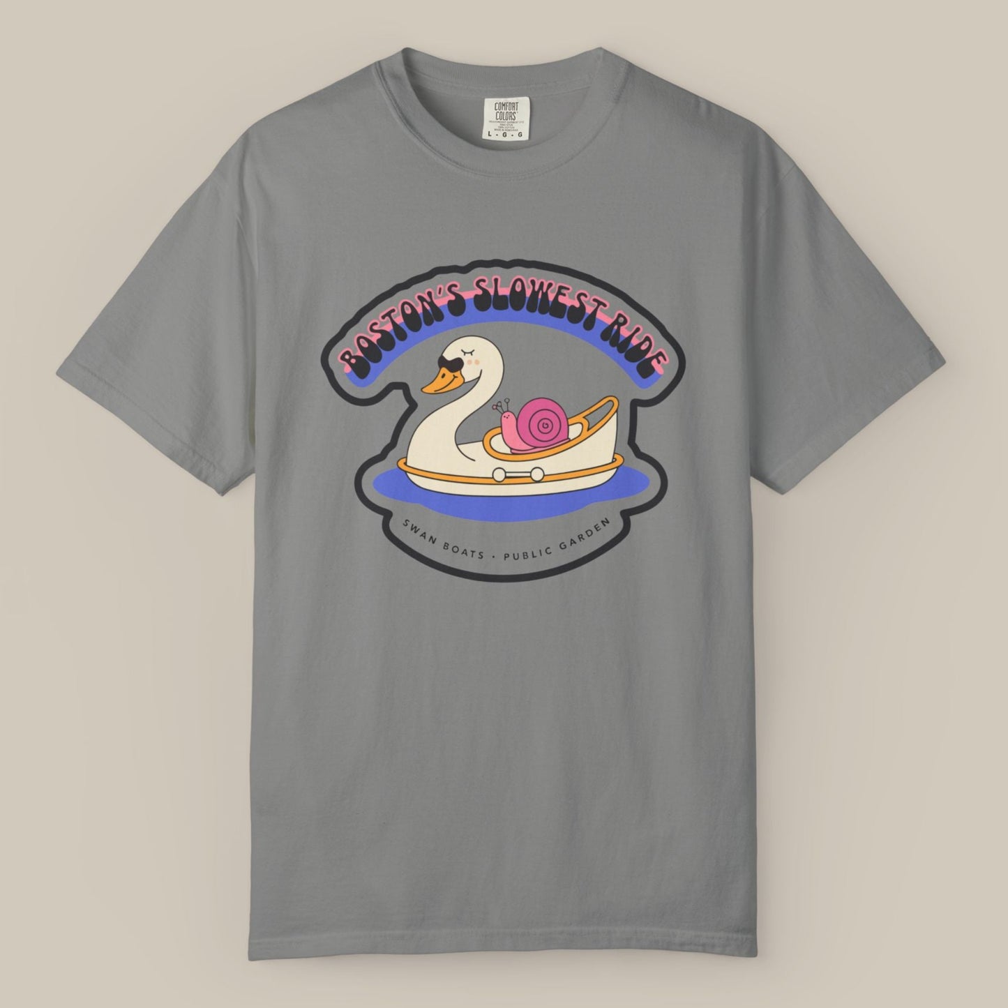 Swan Boats Public Garden Tee