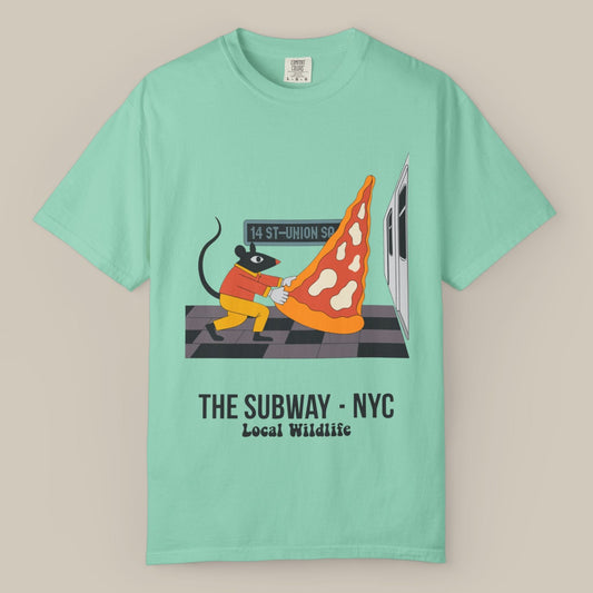 NYC Subway Pizza Rat Tee