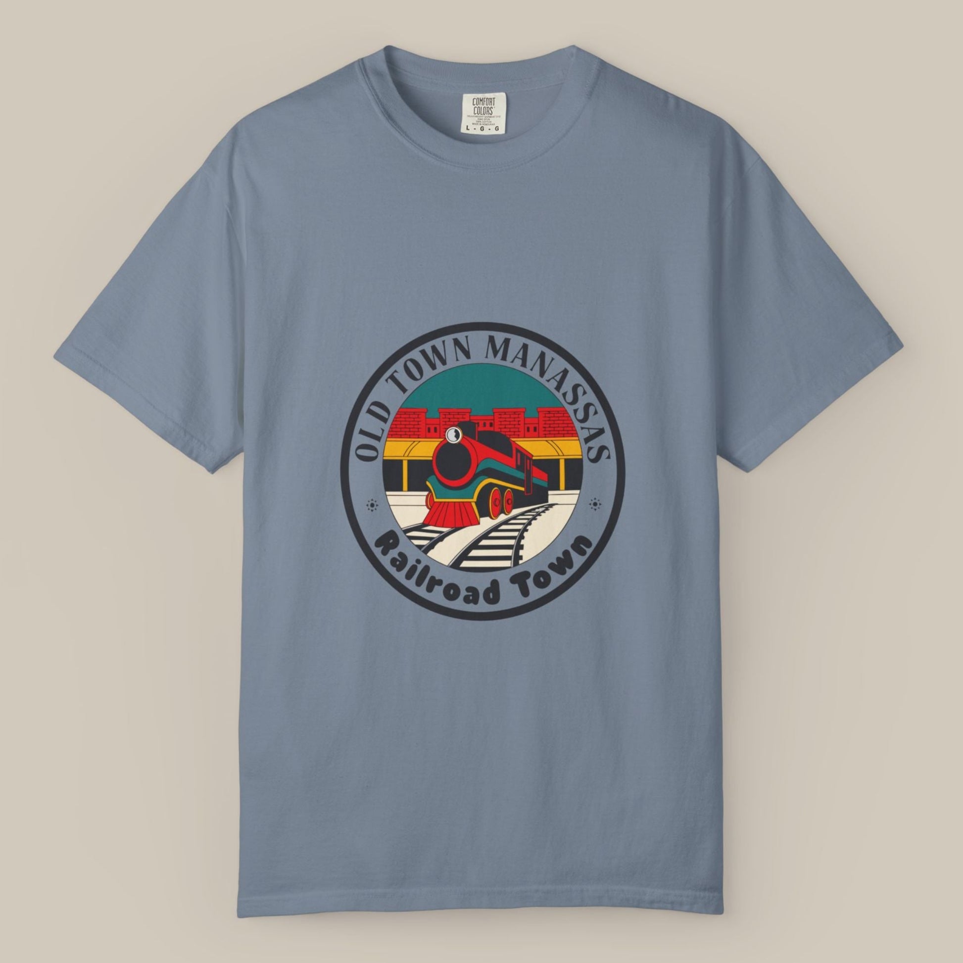 Old Town Manassas Locomotive Roundel Tee