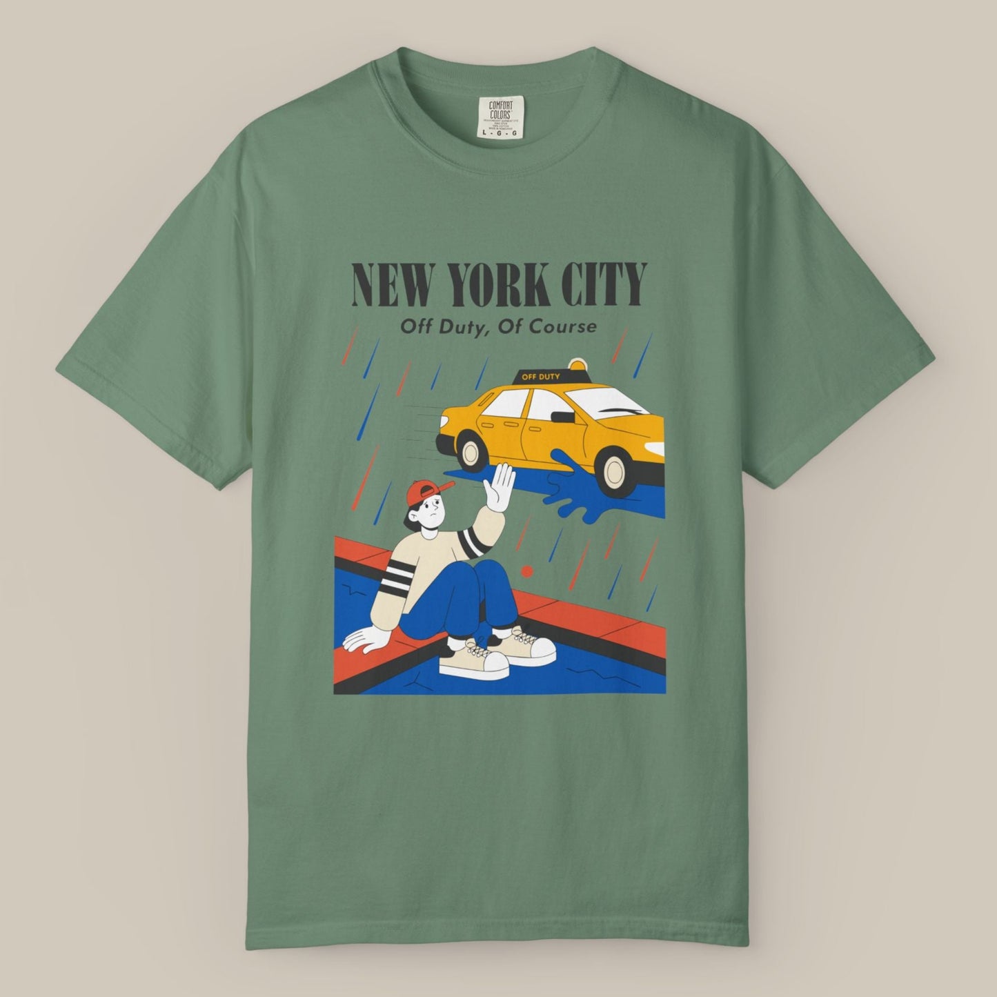 NYC Yellow Cab Rain Tee