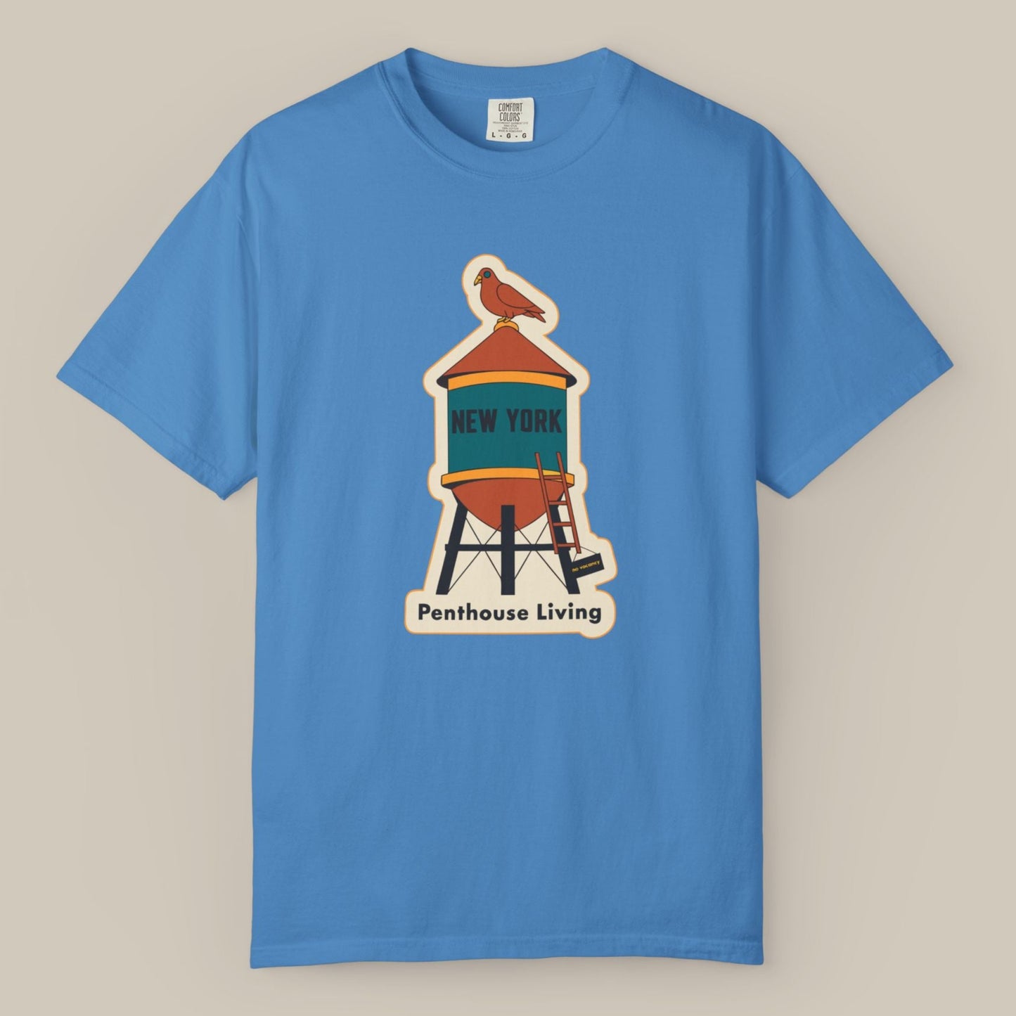 NYC Water Tower Pigeon Tee