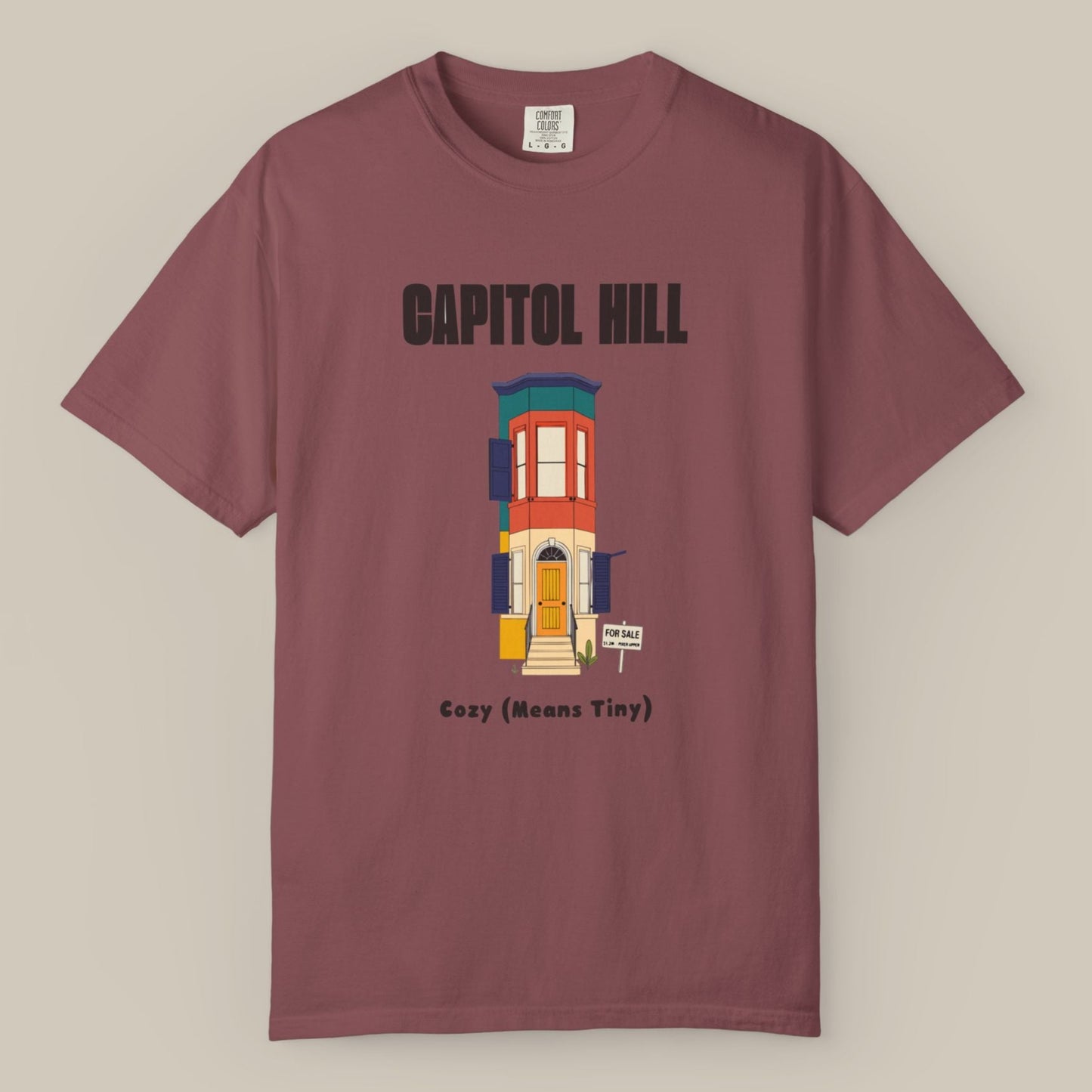Capitol Hill Rowhouse DC Tee