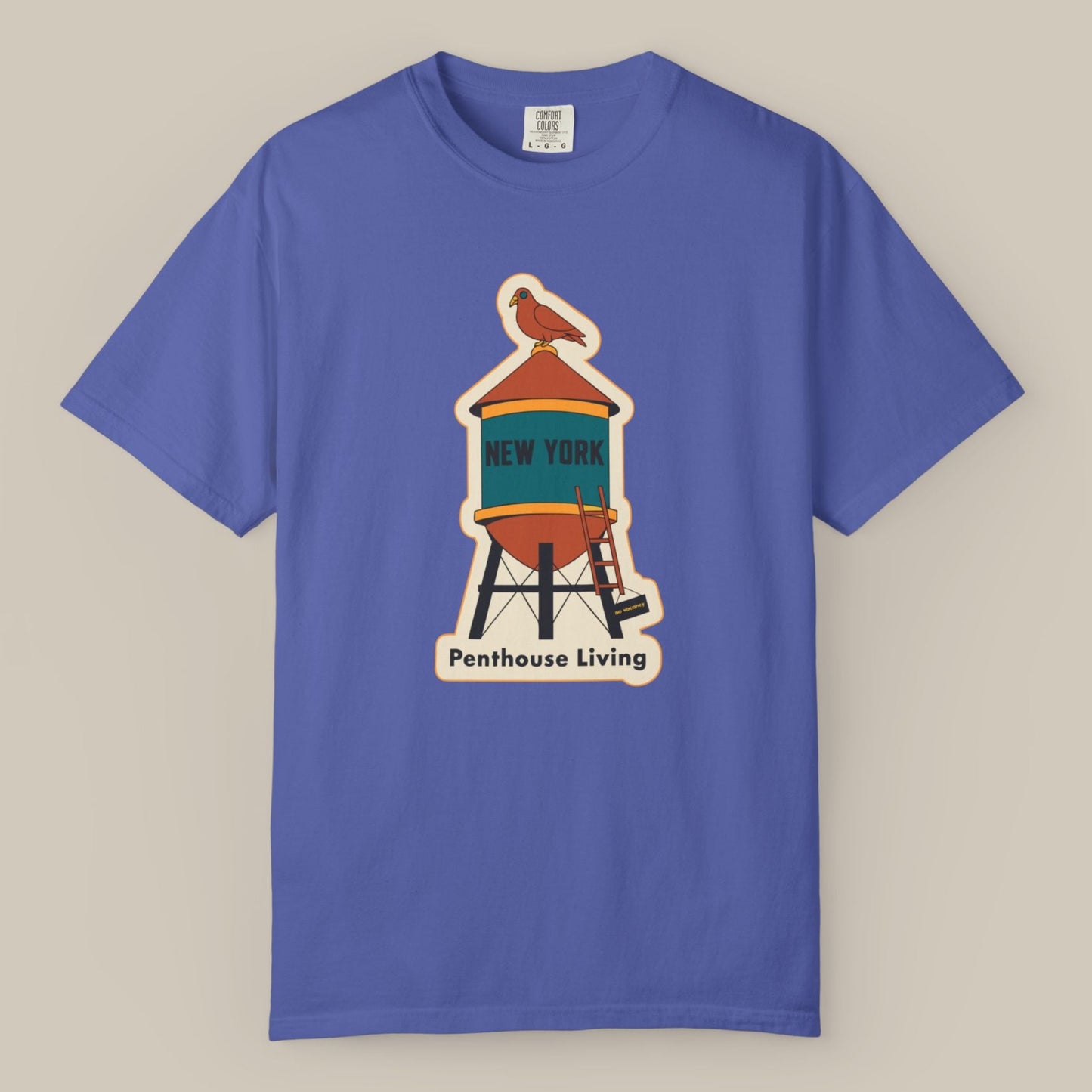 NYC Water Tower Pigeon Tee