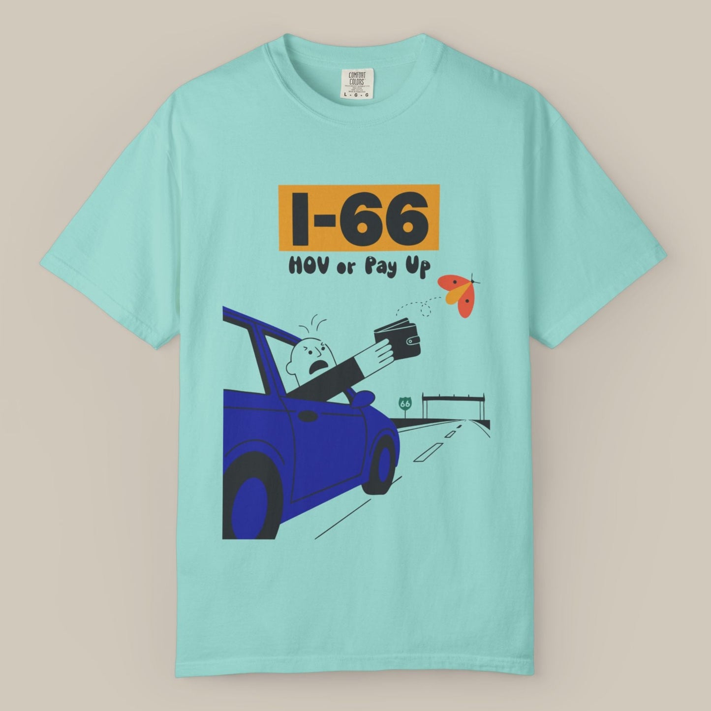 Funny I-66 Northern Virginia Tee