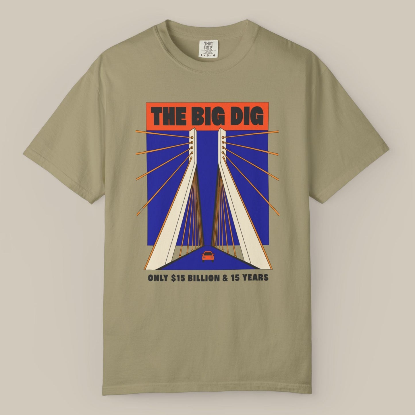 Zakim Bridge Big Dig Tee