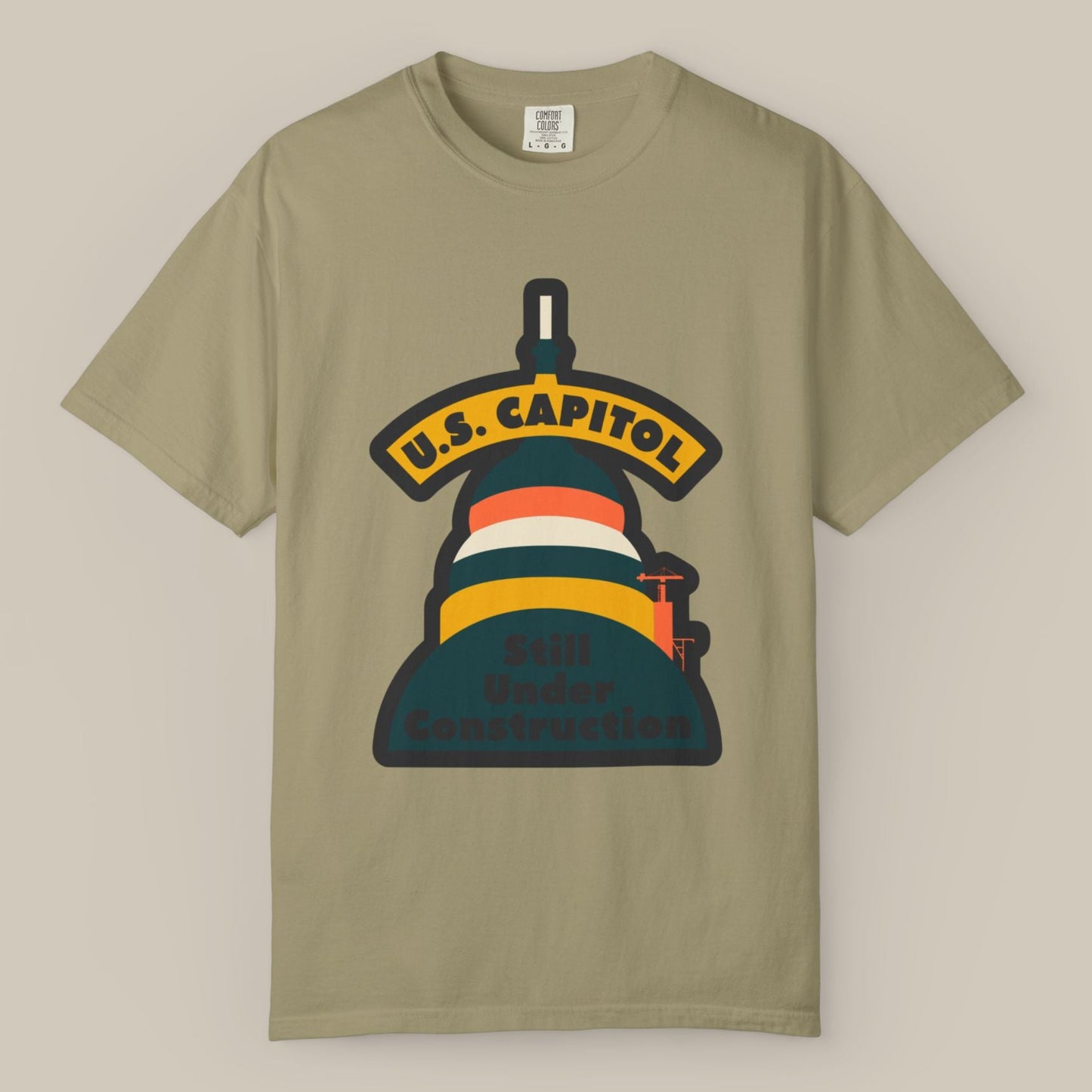 US Capitol DC Sticker Tee