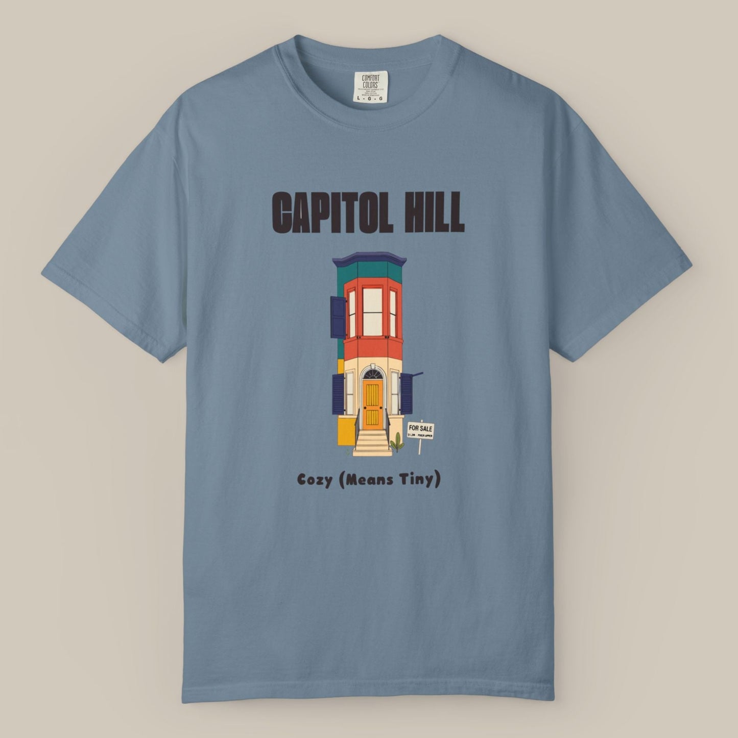 Capitol Hill Rowhouse DC Tee