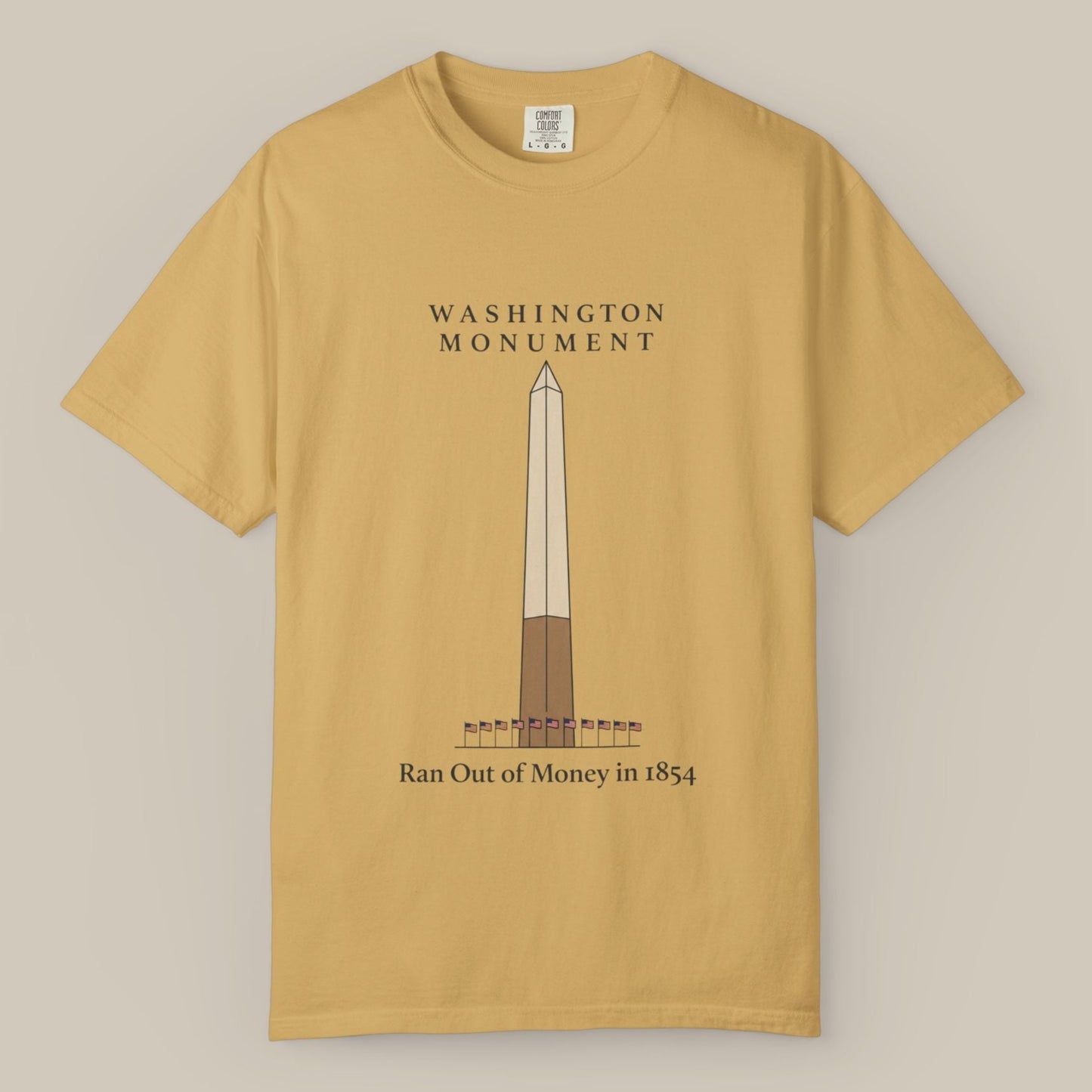 Washington Monument Two-Tone Tee
