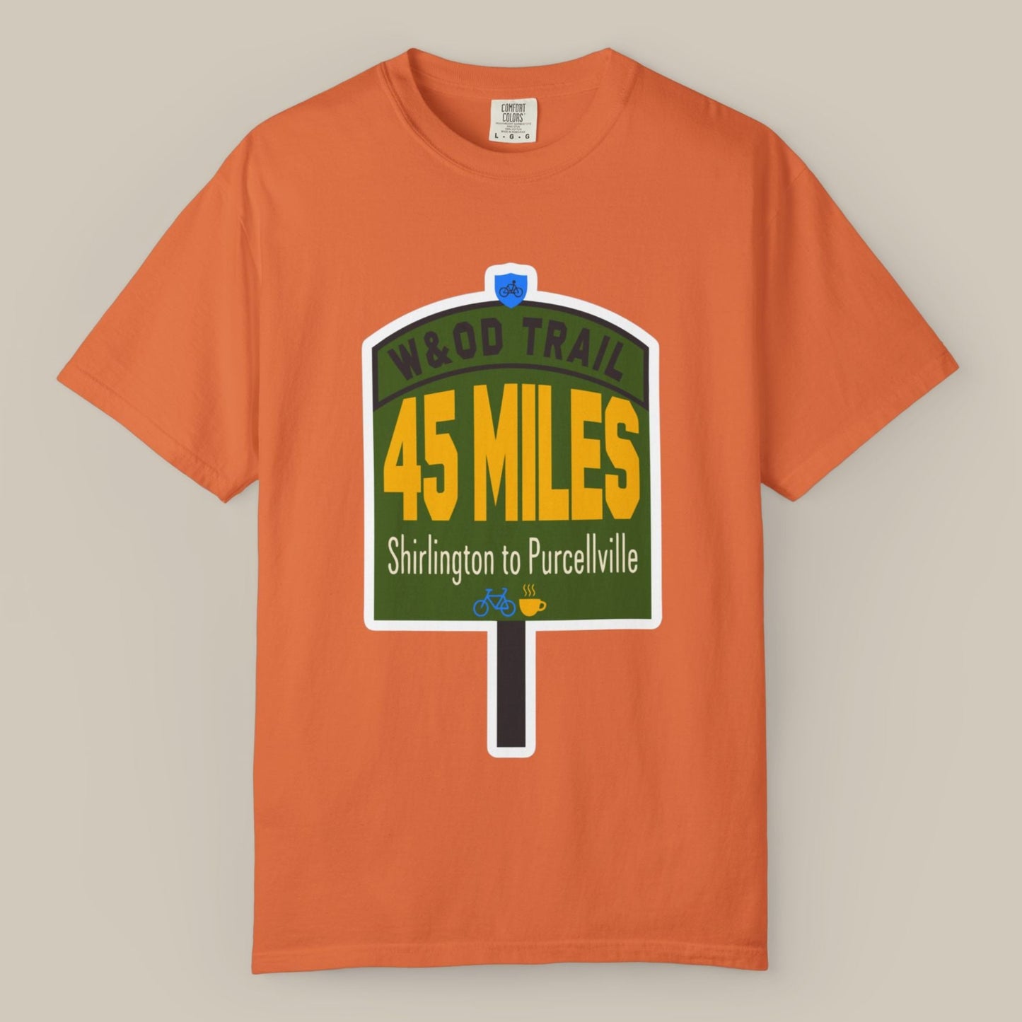 W&OD Trail Mile Marker Tee