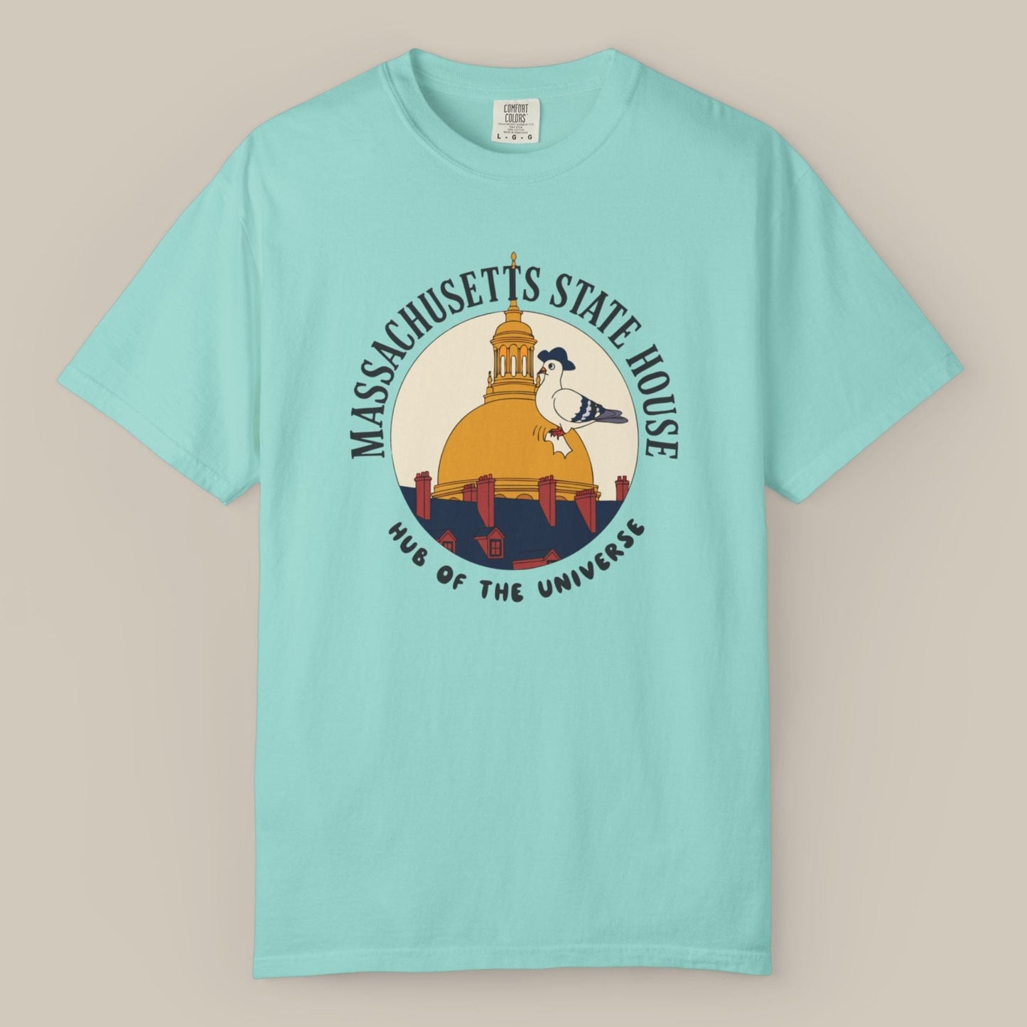 Boston State House Gold Dome Tee