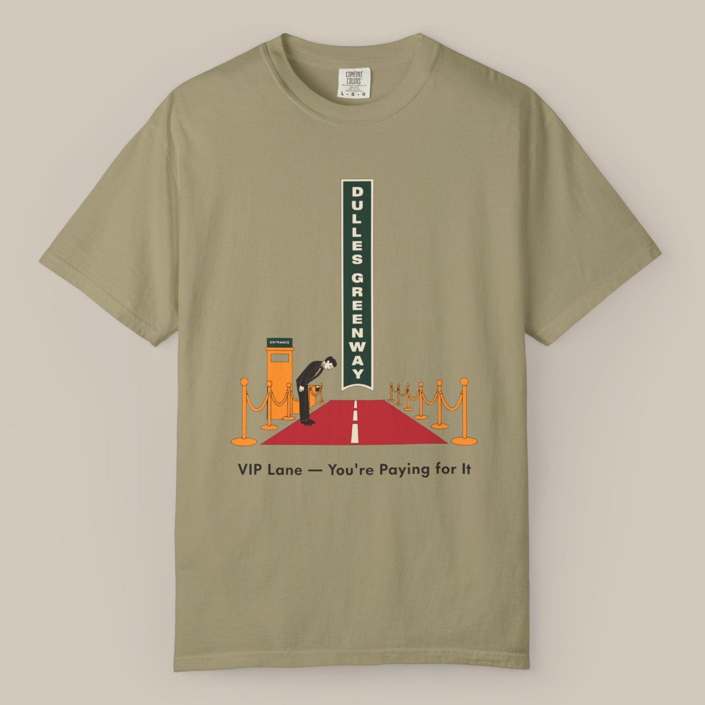 Dulles Greenway Private Toll Road Tee