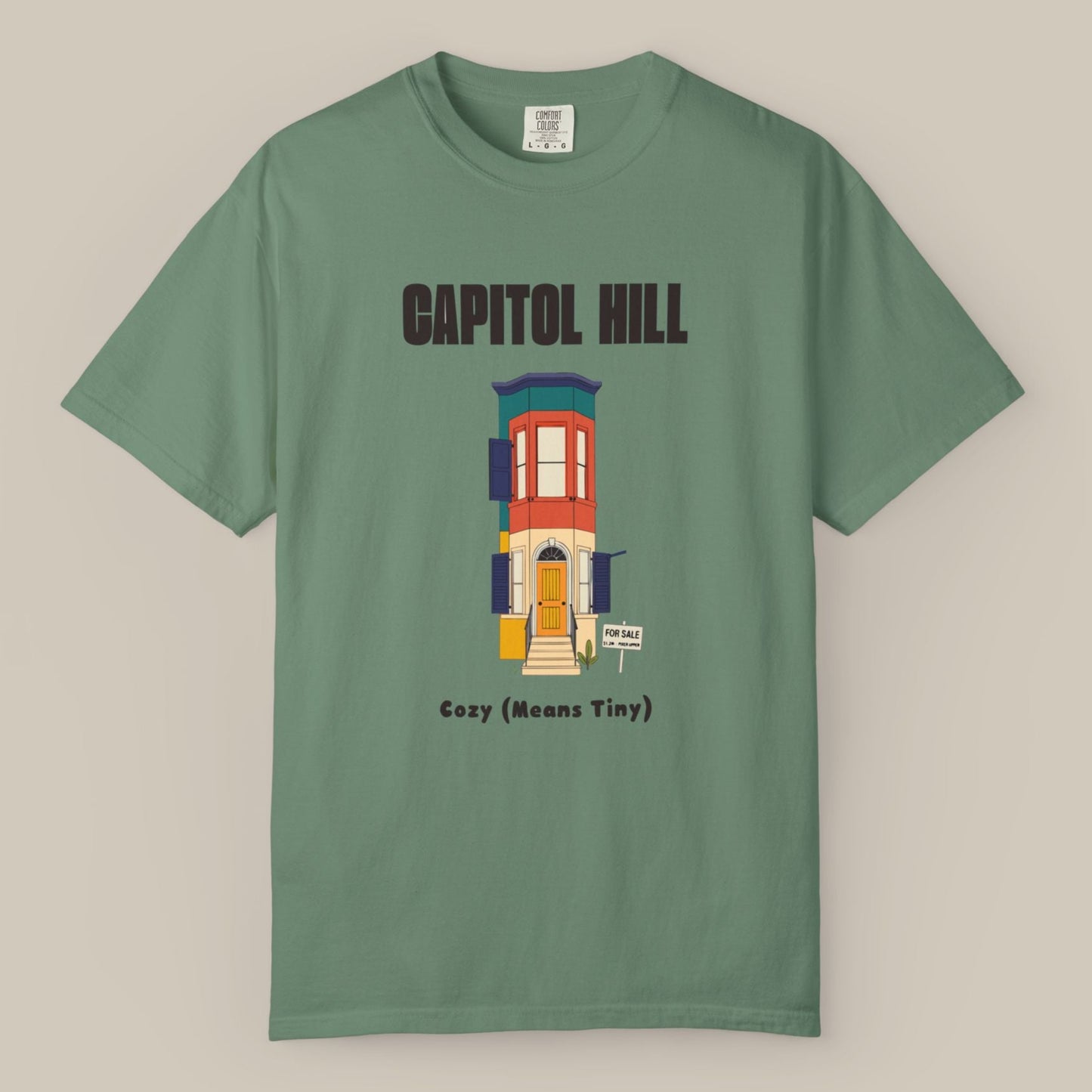 Capitol Hill Rowhouse DC Tee