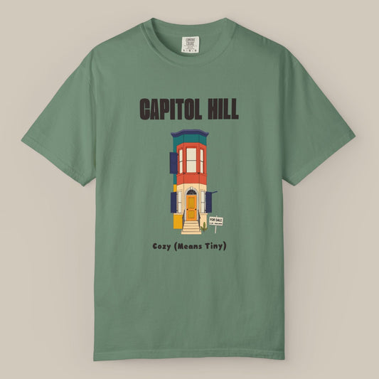 Capitol Hill Rowhouse DC Tee