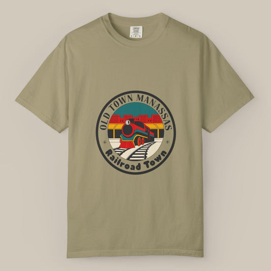 Old Town Manassas Locomotive Roundel Tee