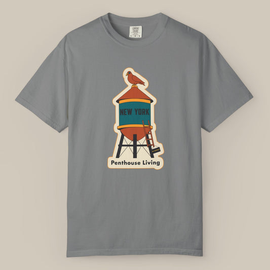 NYC Water Tower Pigeon Tee