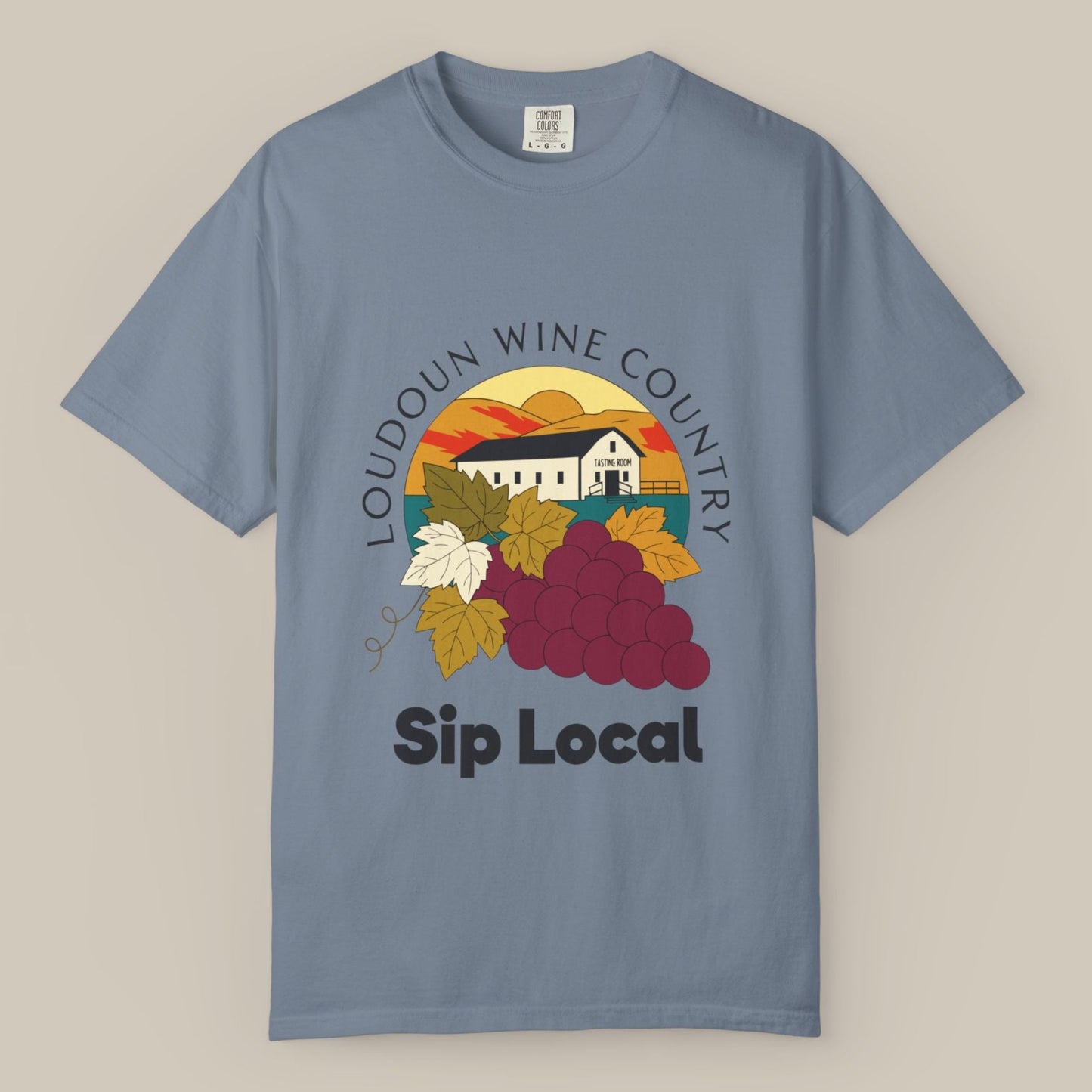 Loudoun Wine Country Vineyard Roundel Tee