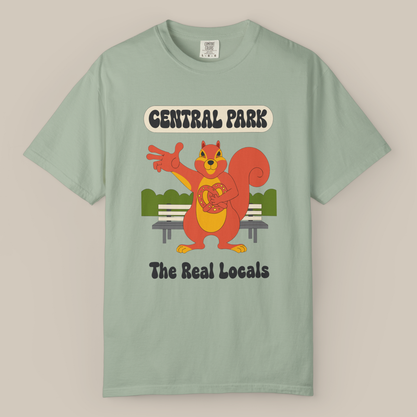 Central Park Squirrel NYC Tee
