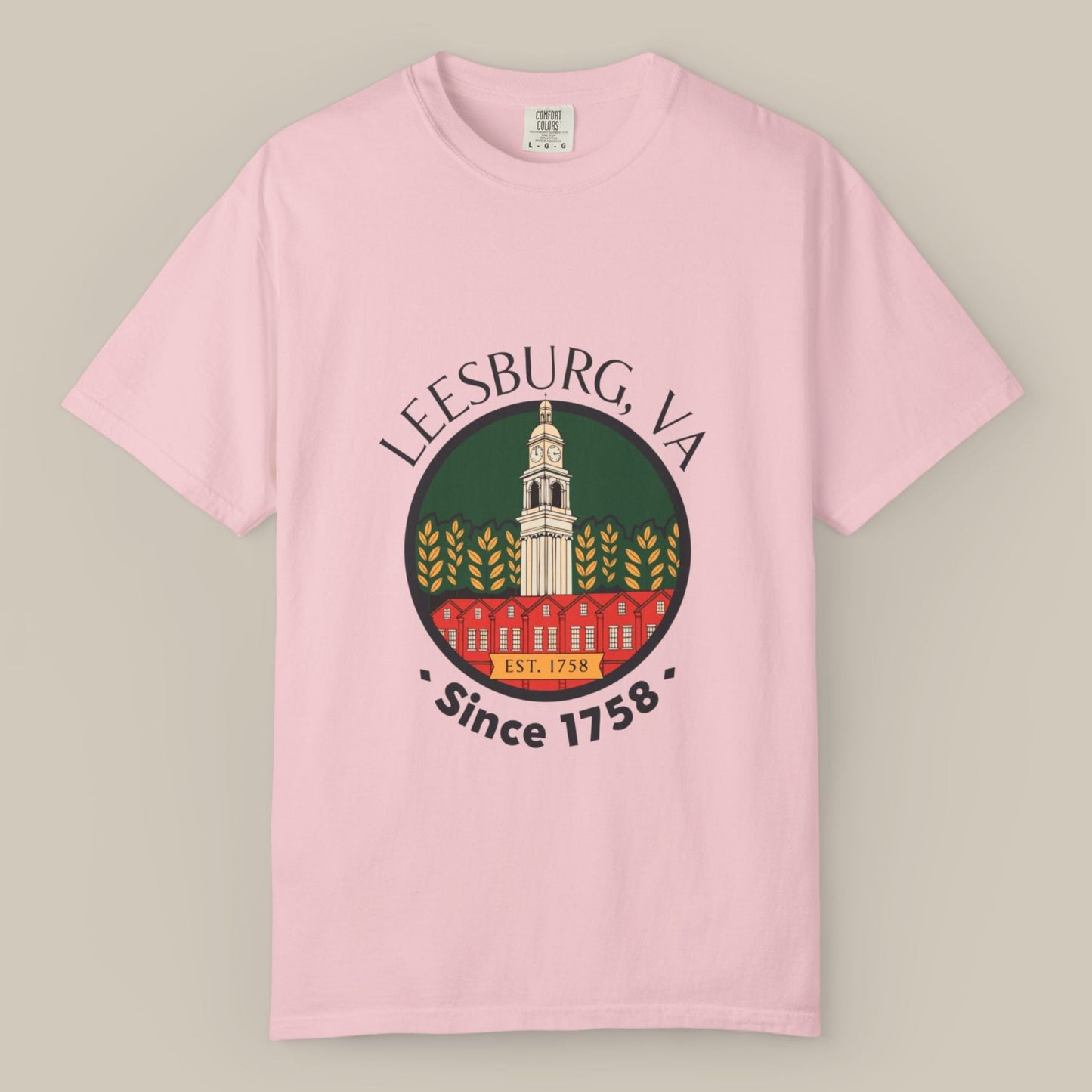 Leesburg Virginia Courthouse Roundel Tee