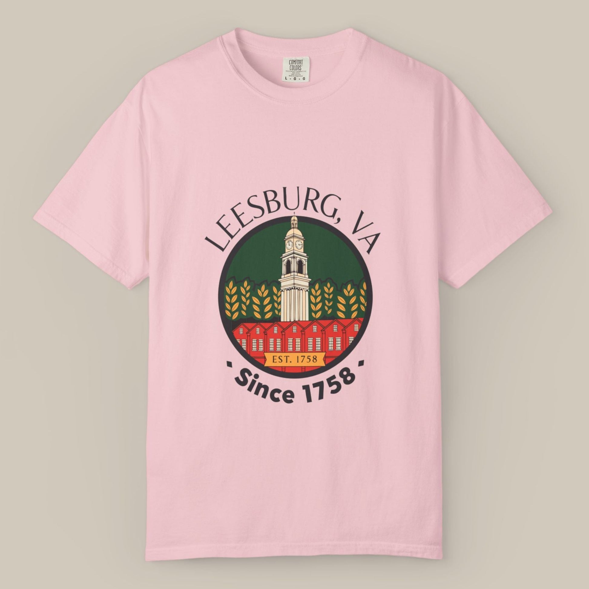 Leesburg Virginia Courthouse Roundel Tee