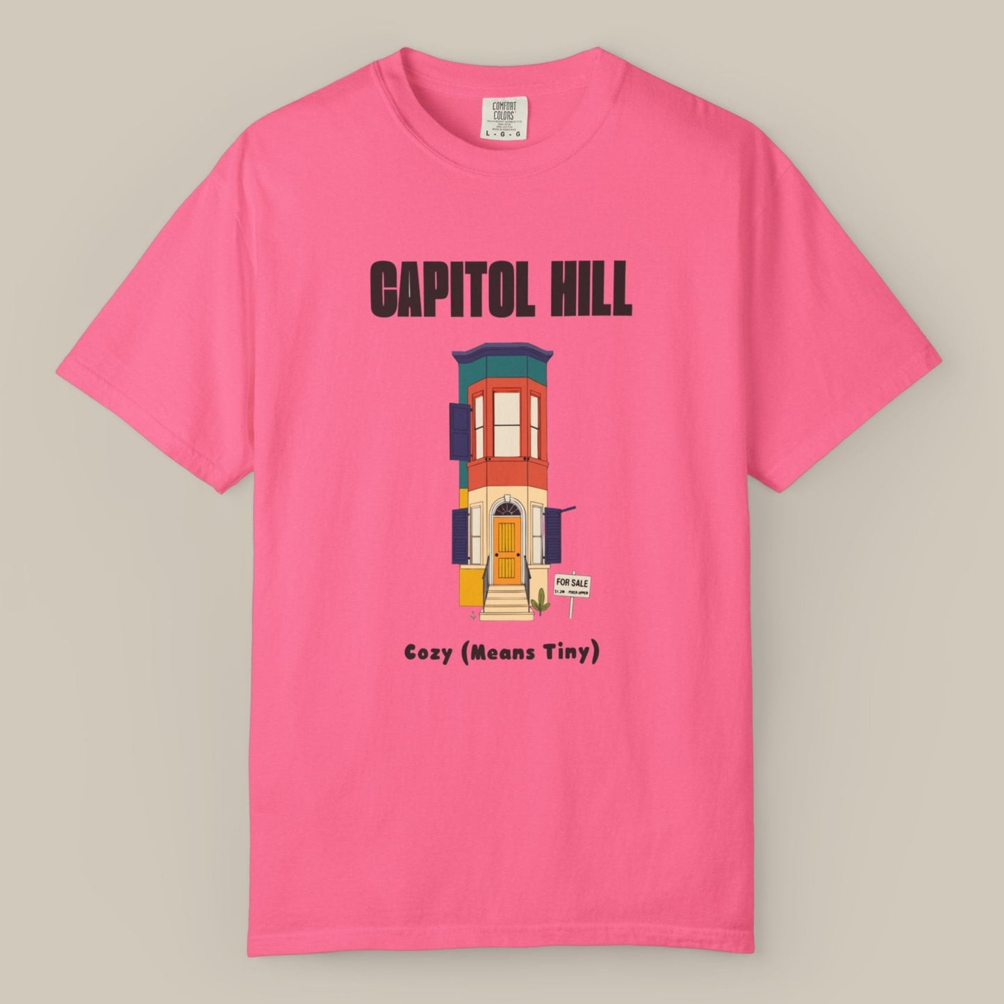 Capitol Hill Rowhouse DC Tee