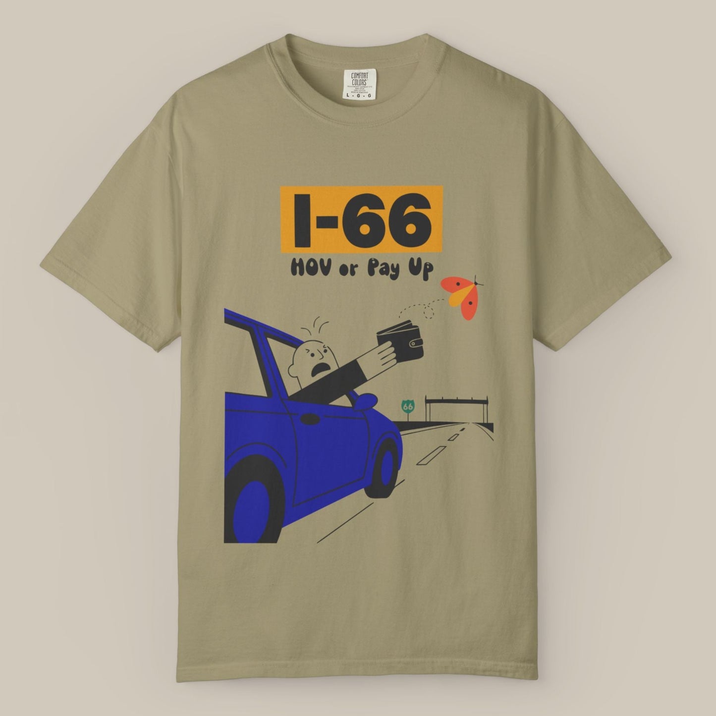 Funny I-66 Northern Virginia Tee